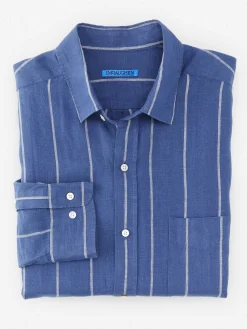 Gramercy Classic Fit Linen Shirt In Stripe-J.McLaughlin Sale