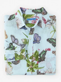 Gramercy Classic Fit Linen Shirt In Jardin Mariposa-J.McLaughlin Hot