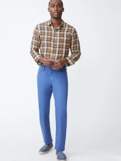 Gramercy Classic Fit Linen Shirt In Plaid-J.McLaughlin Discount