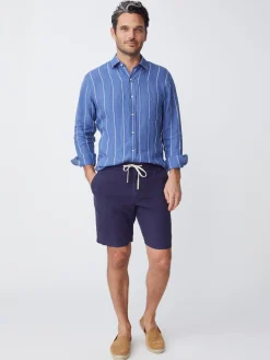 Griffin 7" Linen Shorts-J.McLaughlin Clearance