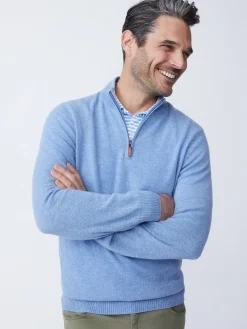 Henry Cashmere 1/4 Zip-J.McLaughlin Fashion