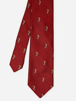 Italian Silk Tie In Golfer-J.McLaughlin New