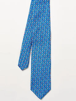Italian Silk Tie In Parrot-J.McLaughlin Fashion