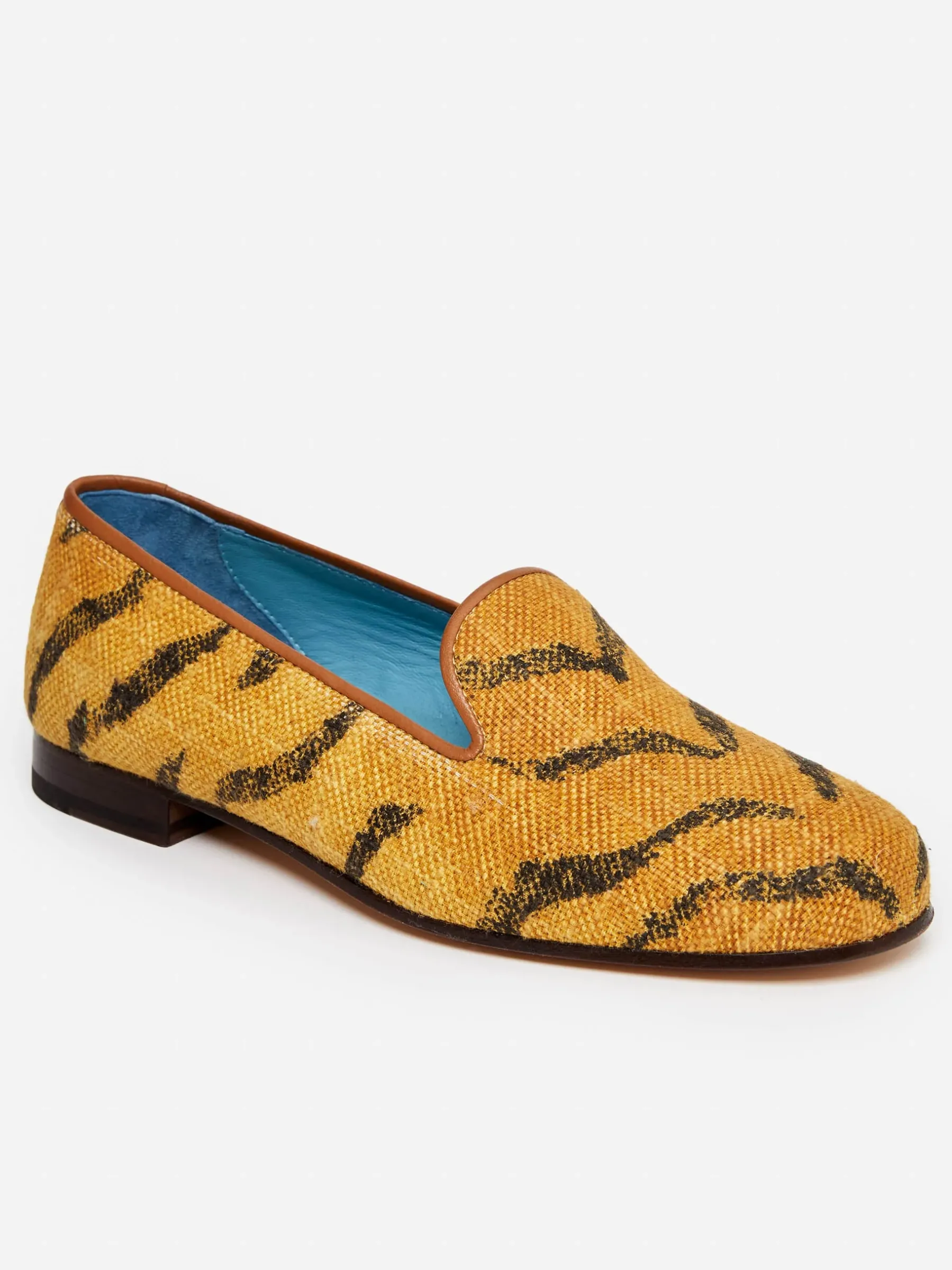 J.McL X Stubbs Wootton Printed Slippers In Tiger-J.McLaughlin Outlet