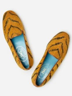 J.McL X Stubbs Wootton Printed Slippers In Tiger-J.McLaughlin Outlet