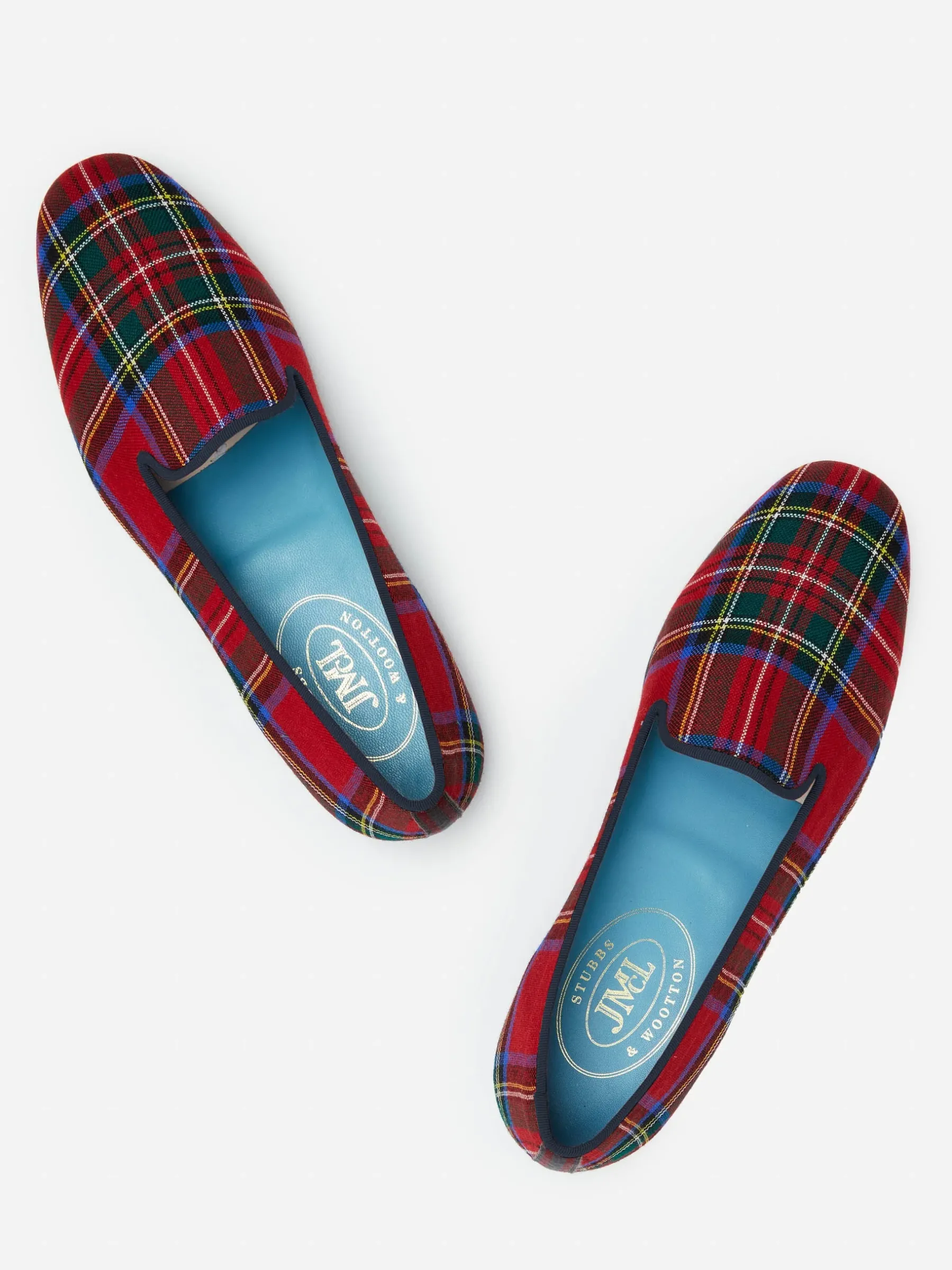 J.McL X Stubbs Wootton Slippers In Plaid-J.McLaughlin Discount