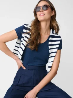 Kacey Linen Tee-J.McLaughlin Clearance