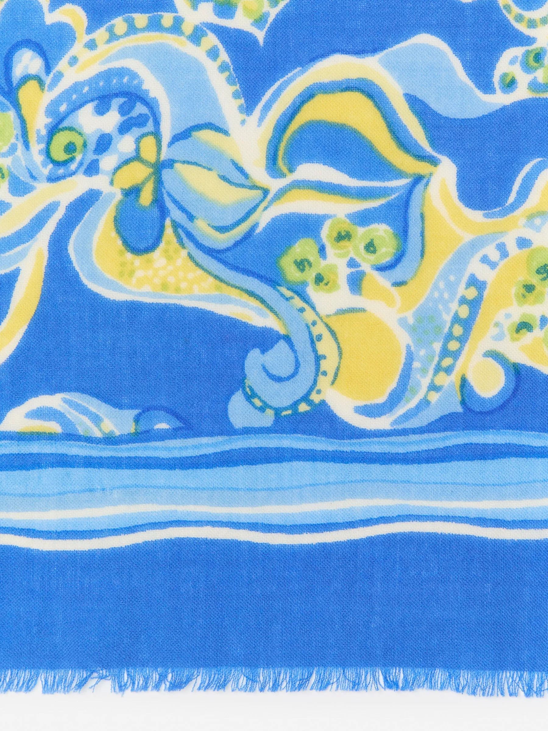 Keller Scarf In Trinidad Abstract Border-J.McLaughlin New