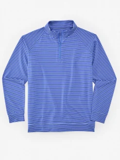 Kosta Performance 1/2 Zip In Murphy Stripe-J.McLaughlin Outlet