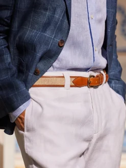 Leopold Linen Belt-J.McLaughlin Online