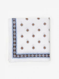 Linen Pocket Square In Foulard-J.McLaughlin Discount
