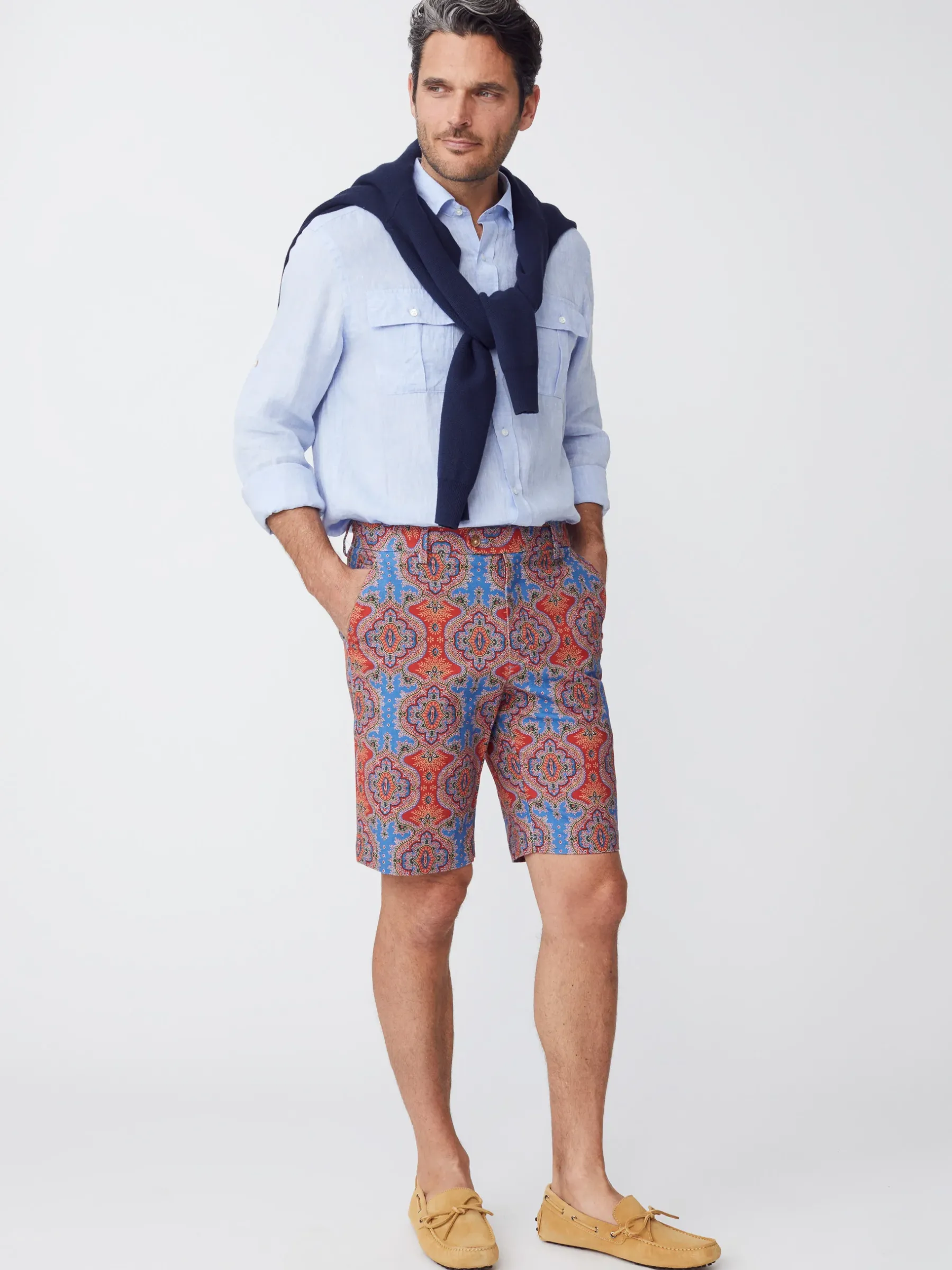 Linus Suede Driving Mocassins-J.McLaughlin Hot