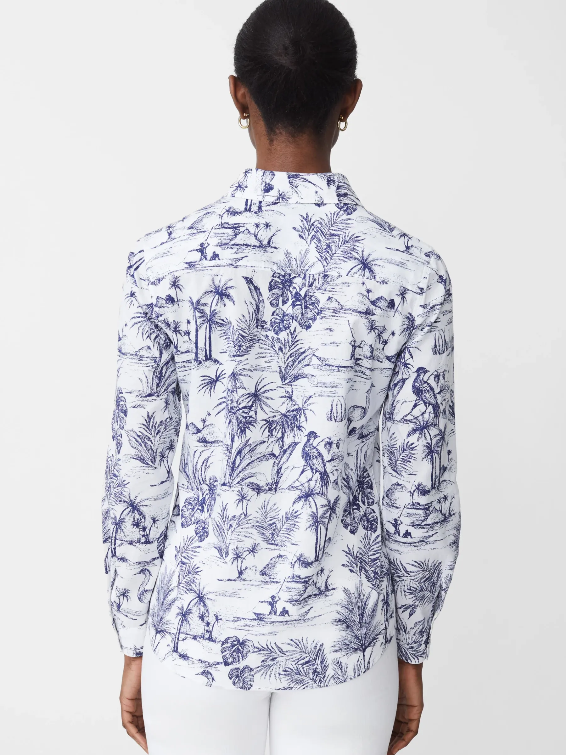 Lois Shirt In Heron Toile-J.McLaughlin Online