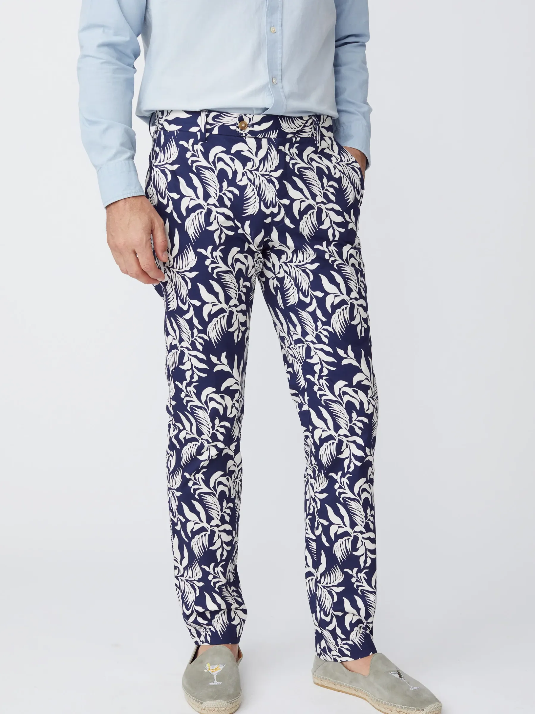 Lukas Pants In Jardin Leaf-J.McLaughlin Fashion