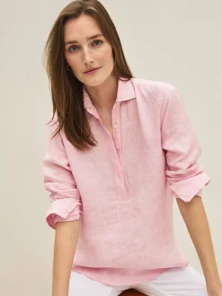Lula Linen Shirt In Stripe-J.McLaughlin Outlet