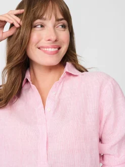 Lula Linen Shirt In Stripe-J.McLaughlin Outlet