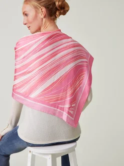 Mabel Silk Scarf In Weaver Square-J.McLaughlin Discount