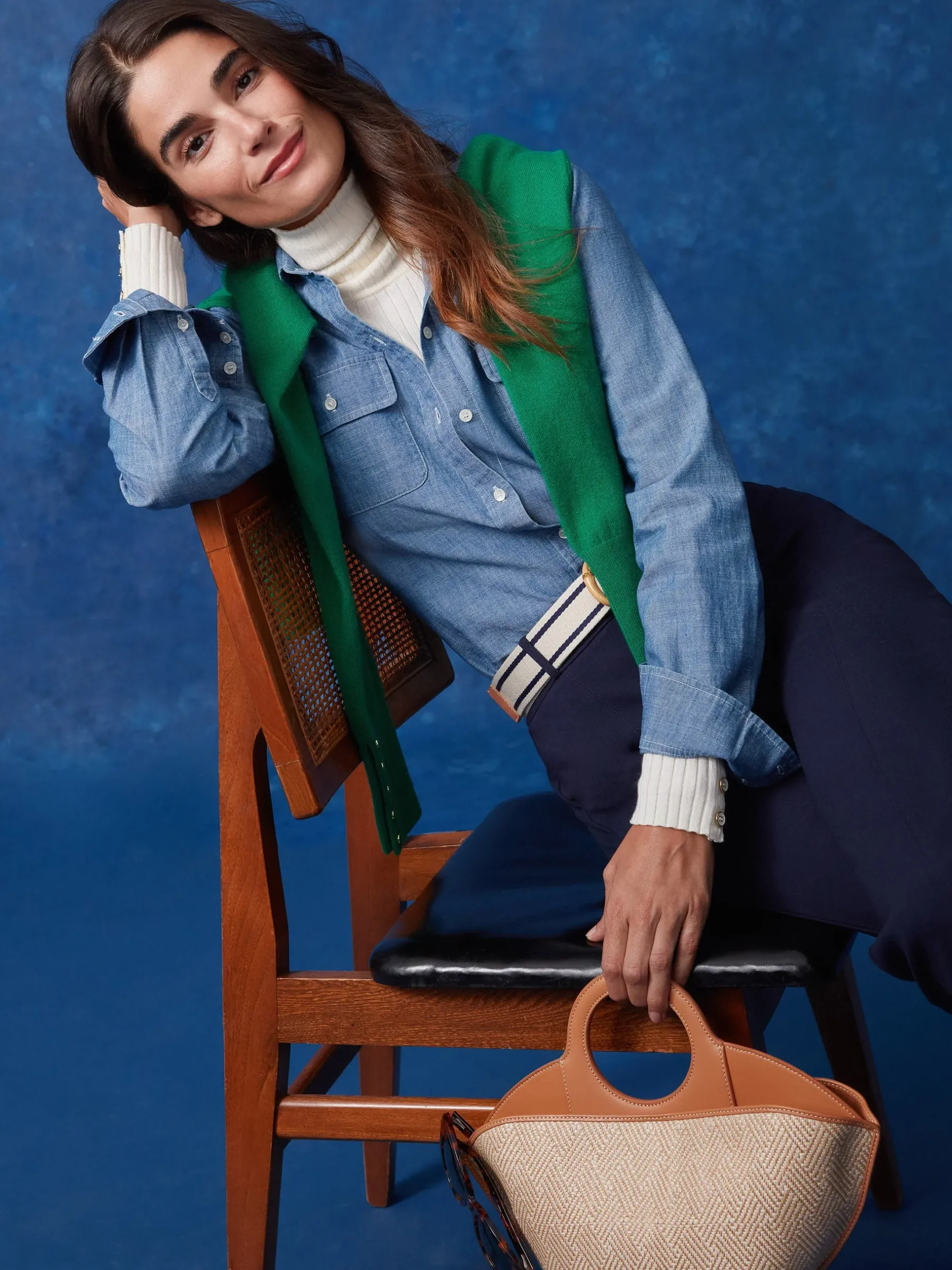 Miris Chambray Shirt-J.McLaughlin Best
