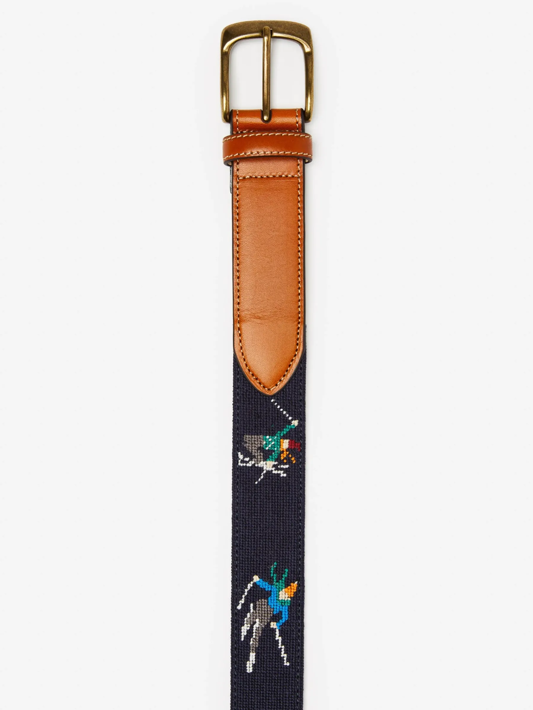 Needlepoint Belt In Skier-J.McLaughlin Online
