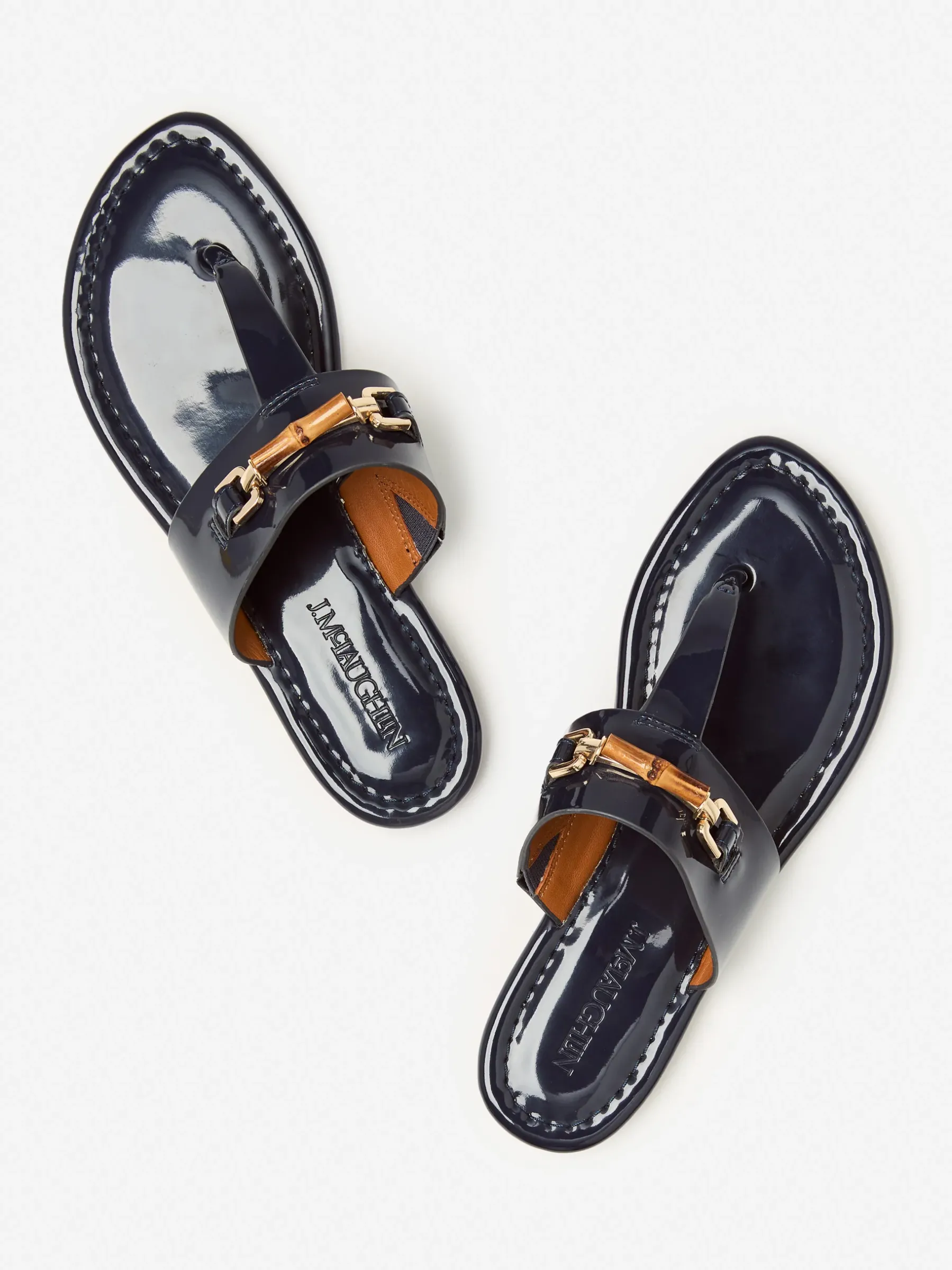 Nora Patent Leather Sandals-J.McLaughlin Best