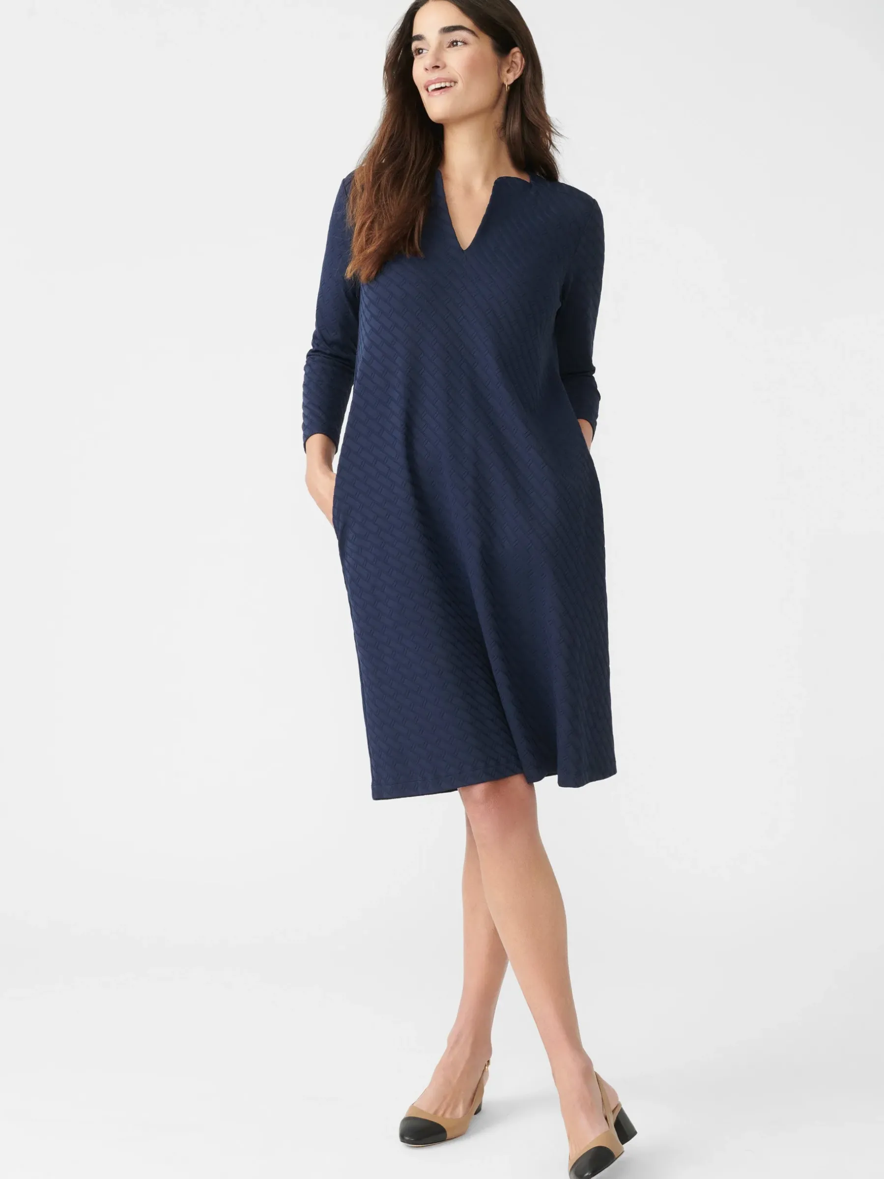 Octavia Dress In Fernwood Geo Jacquard-J.McLaughlin Outlet