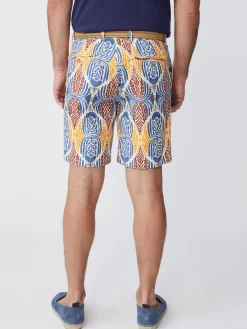 Oliver 9” Italian Twill Short In Mini Carriage House-J.McLaughlin Discount