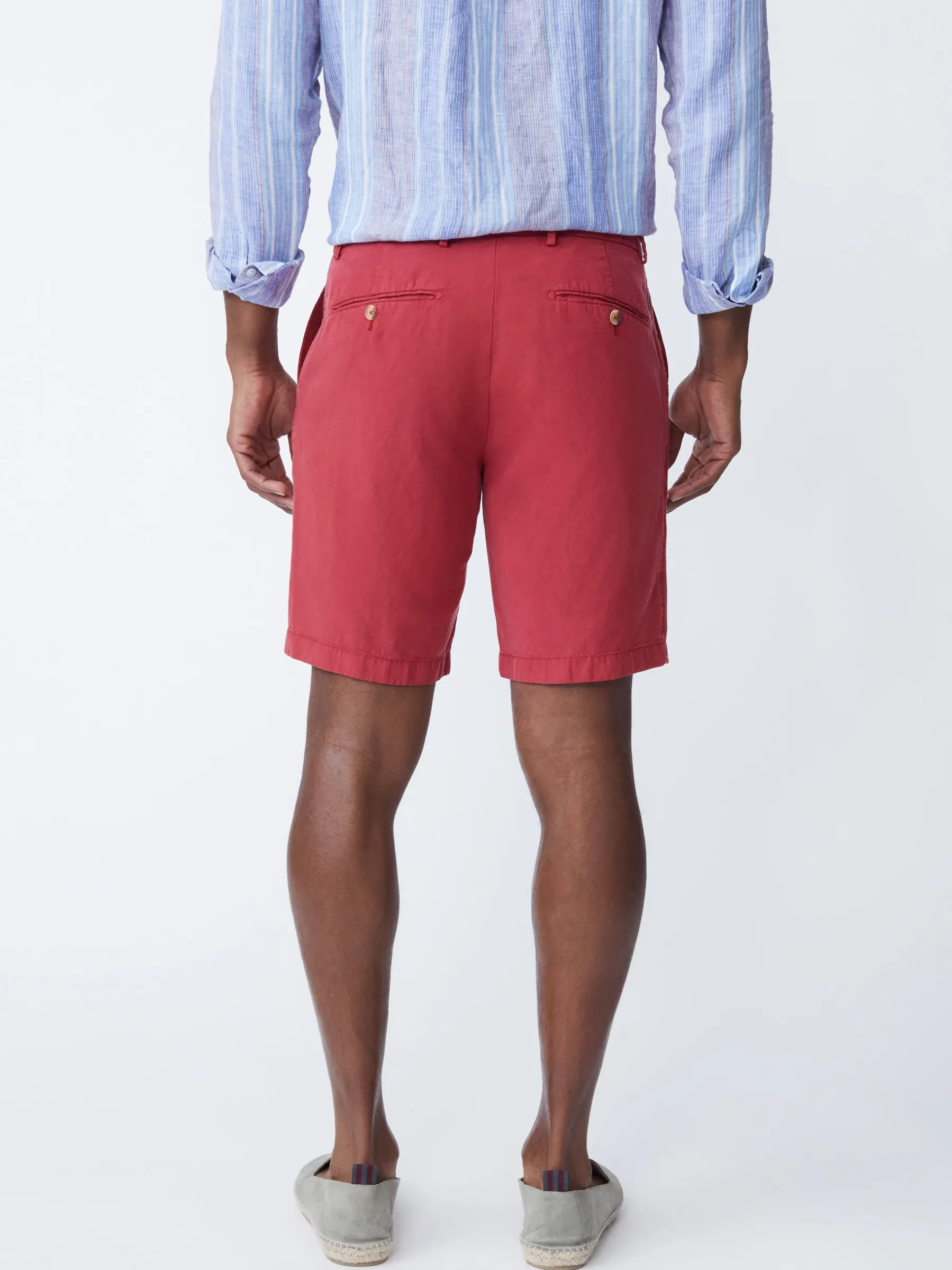 Oliver 9" Shorts In Italian Summer Twill-J.McLaughlin Clearance