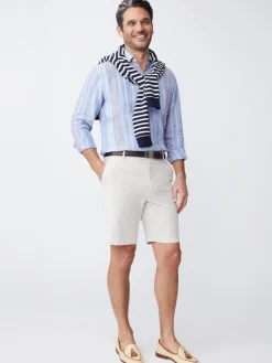 Oliver 9" Shorts In Italian Summer Twill-J.McLaughlin Discount