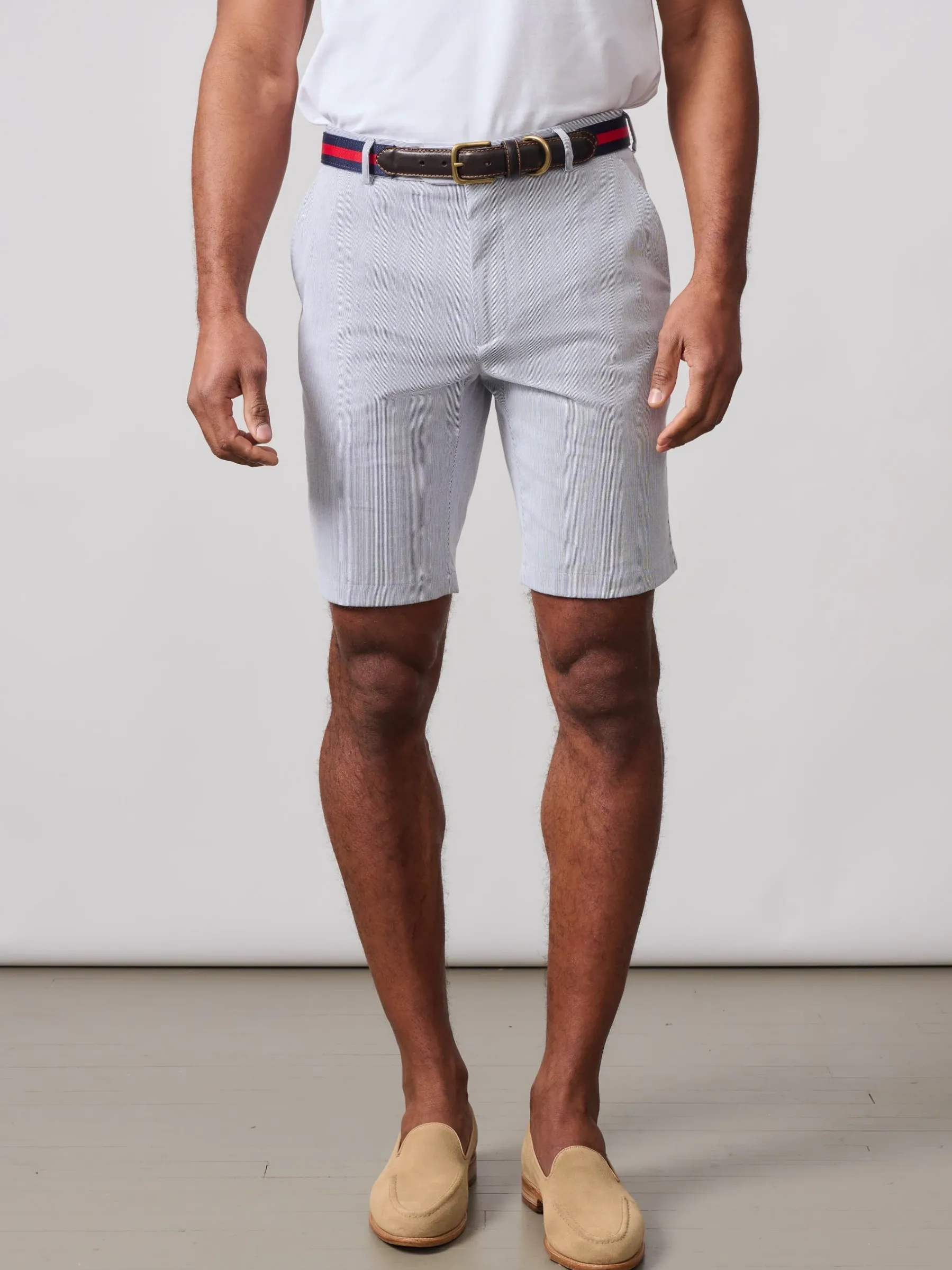 Oliver 9" Shorts In Pinstripe-J.McLaughlin Outlet