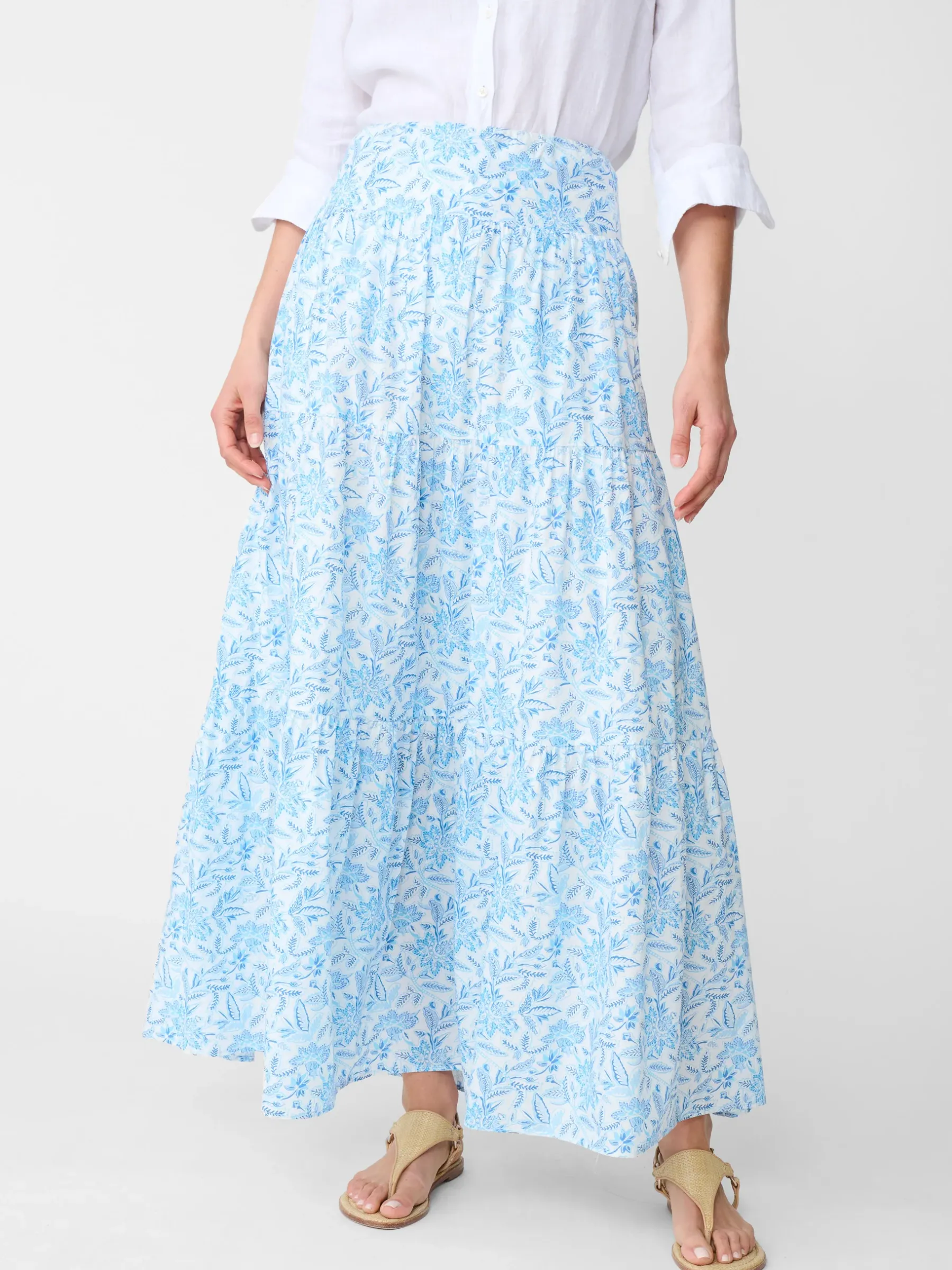 Ophelia Maxi Skirt In Mini Bloomsbury-J.McLaughlin Discount