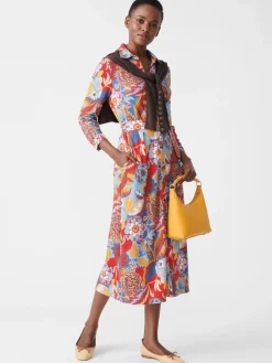 Pamela Dress In Terra Blossom-J.McLaughlin Best