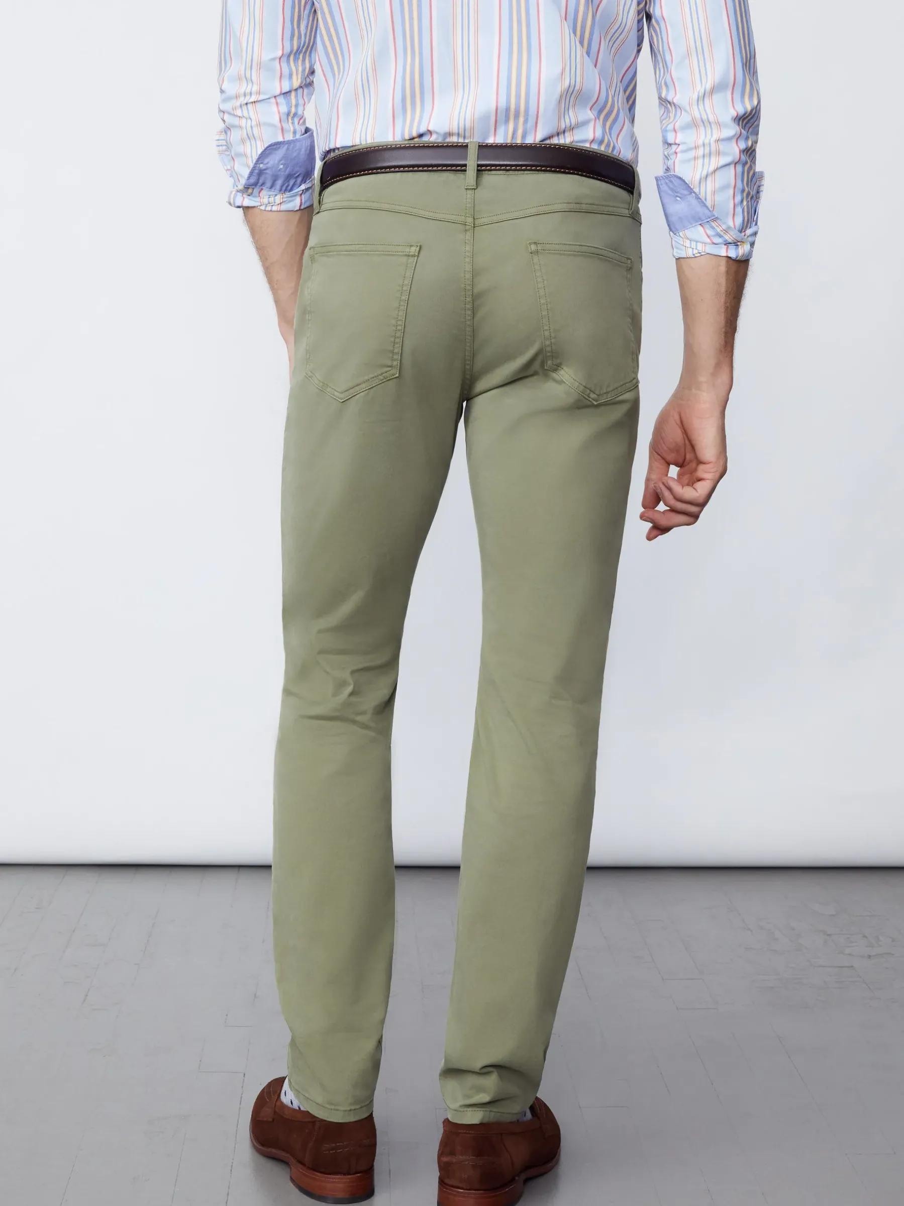 Parker 5-Pocket Straight Pants In Stretch Cotton Sateen-J.McLaughlin Sale