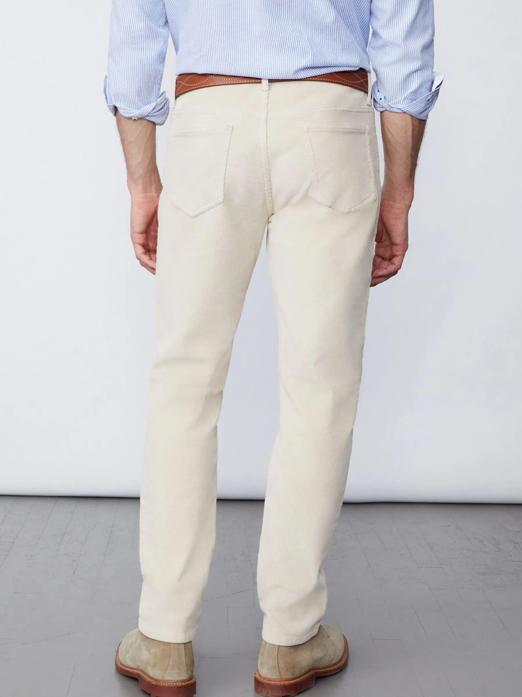 Parker 5-Pocket Straight Pants In Italian Stretch Cord-J.McLaughlin Outlet