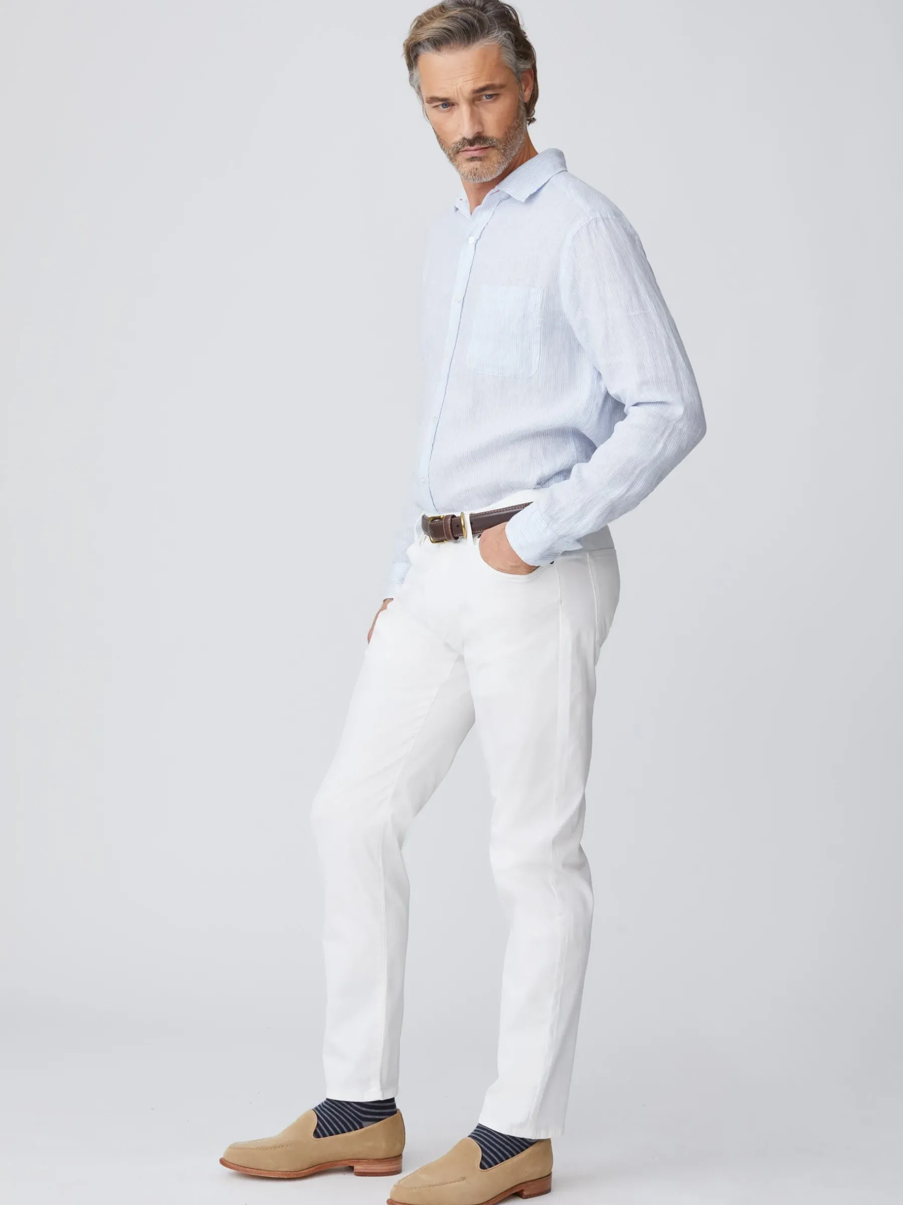 Parker 5-Pocket Straight Pants-J.McLaughlin New