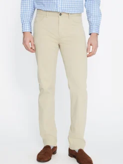 Parker 5-Pocket Straight Pants In Stretch Cotton Sateen-J.McLaughlin Fashion