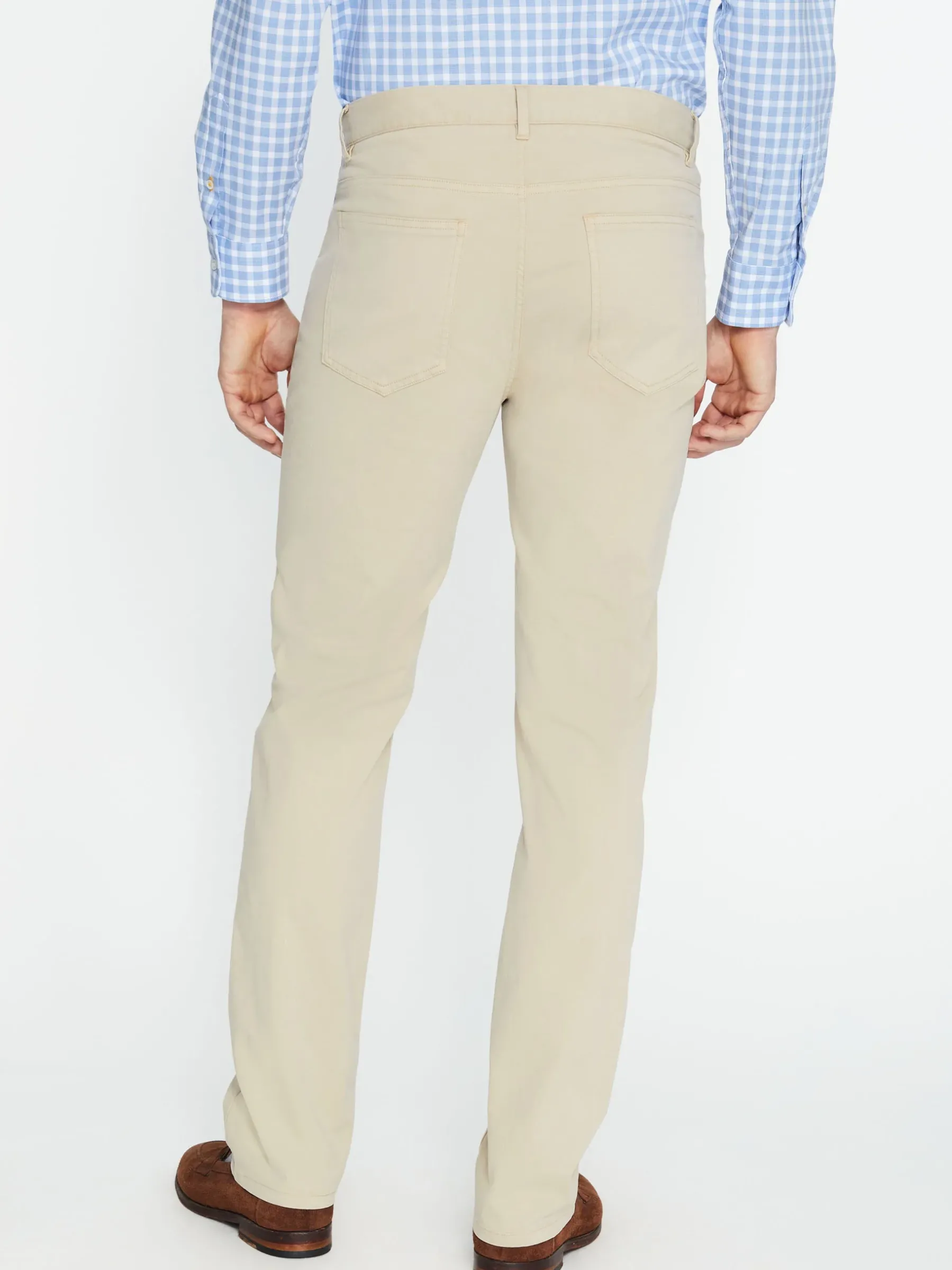 Parker 5-Pocket Straight Pants In Stretch Cotton Sateen-J.McLaughlin Fashion