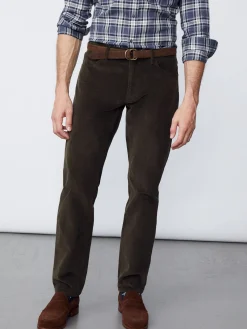 Parker 5-Pocket Straight Pants In Italian Stretch Cord-J.McLaughlin Fashion