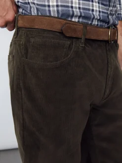 Parker 5-Pocket Straight Pants In Italian Stretch Cord-J.McLaughlin Fashion