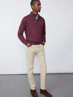 Parker 5-Pocket Straight Pants In Stretch Cotton Sateen-J.McLaughlin Hot