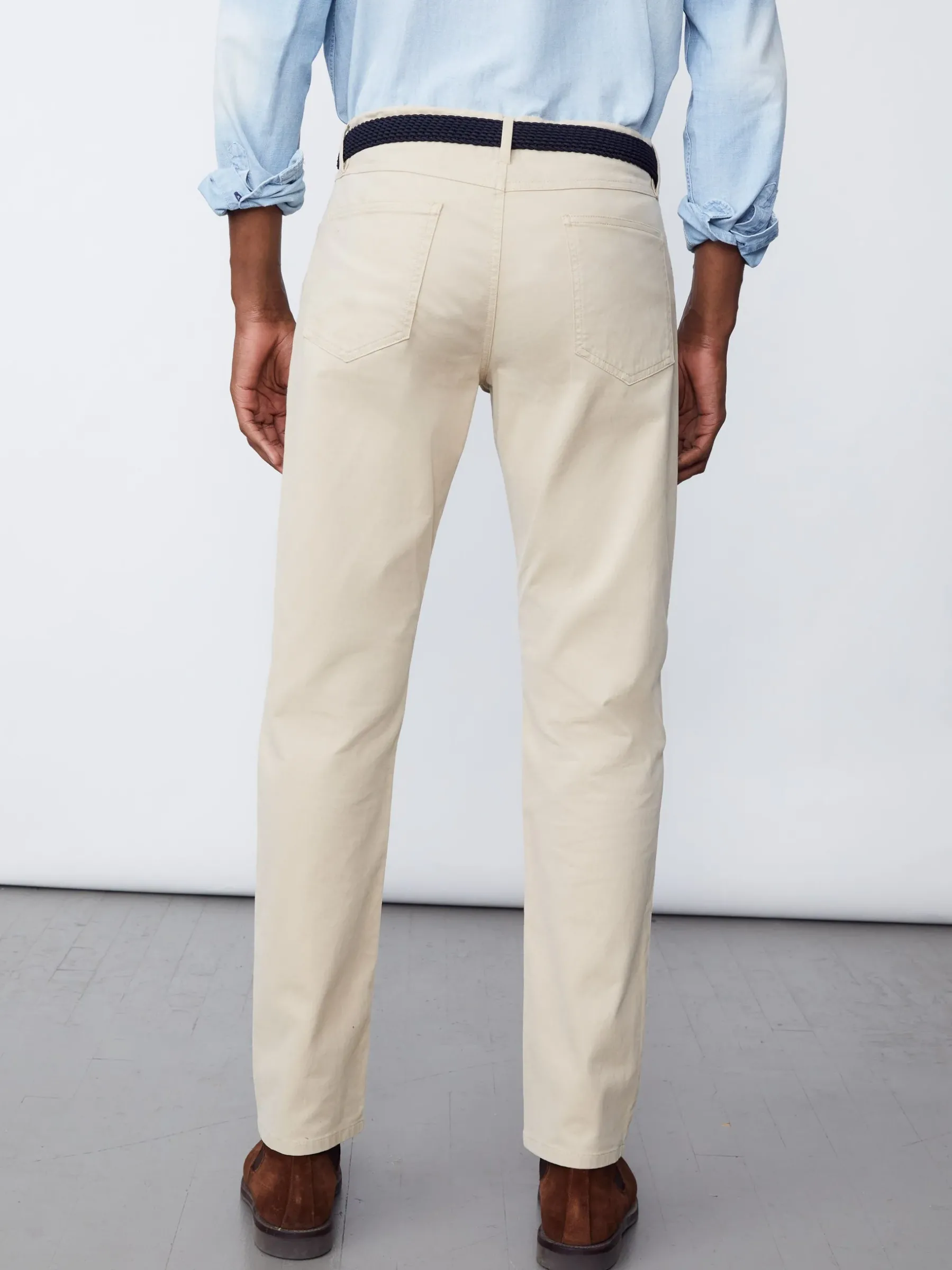 Parker 5-Pocket Straight Pants In Stretch Cotton Sateen-J.McLaughlin Hot