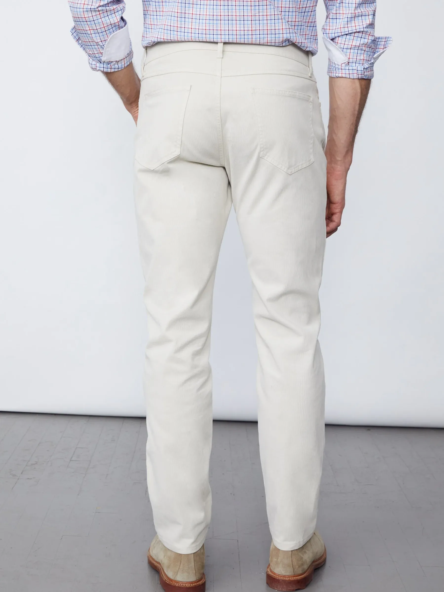 Parker 5-Pocket Straight Pants In Italian Stretch Bedford Cord-J.McLaughlin Outlet