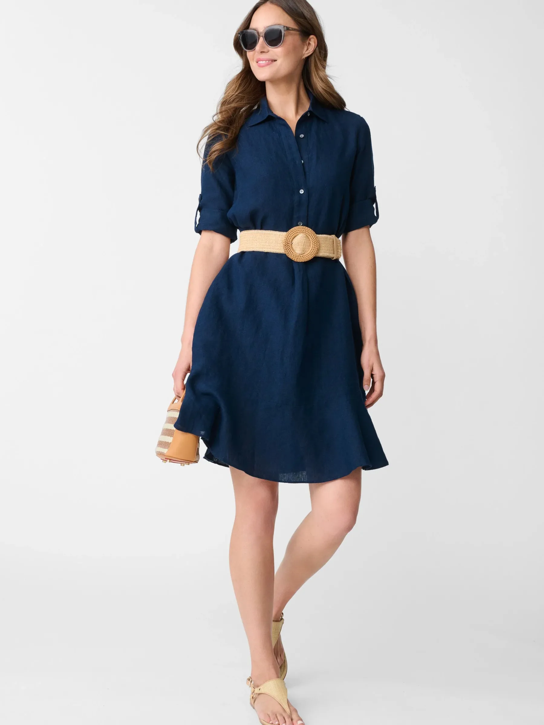 Popie Grasscloth Belt-J.McLaughlin Clearance