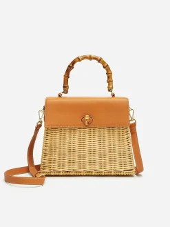 Royalton Wicker Handbag-J.McLaughlin Discount