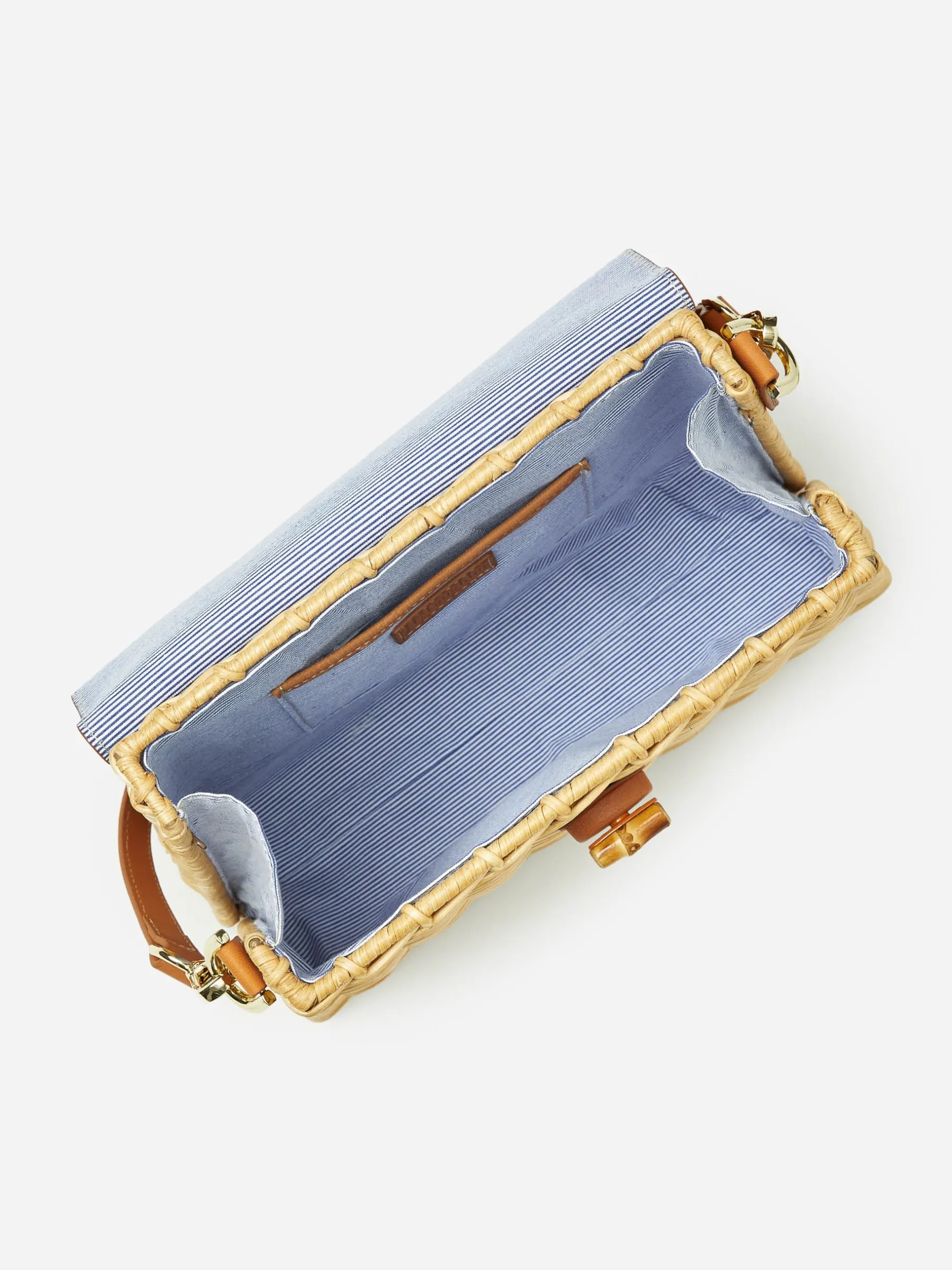Royalton Wicker Handbag-J.McLaughlin Discount