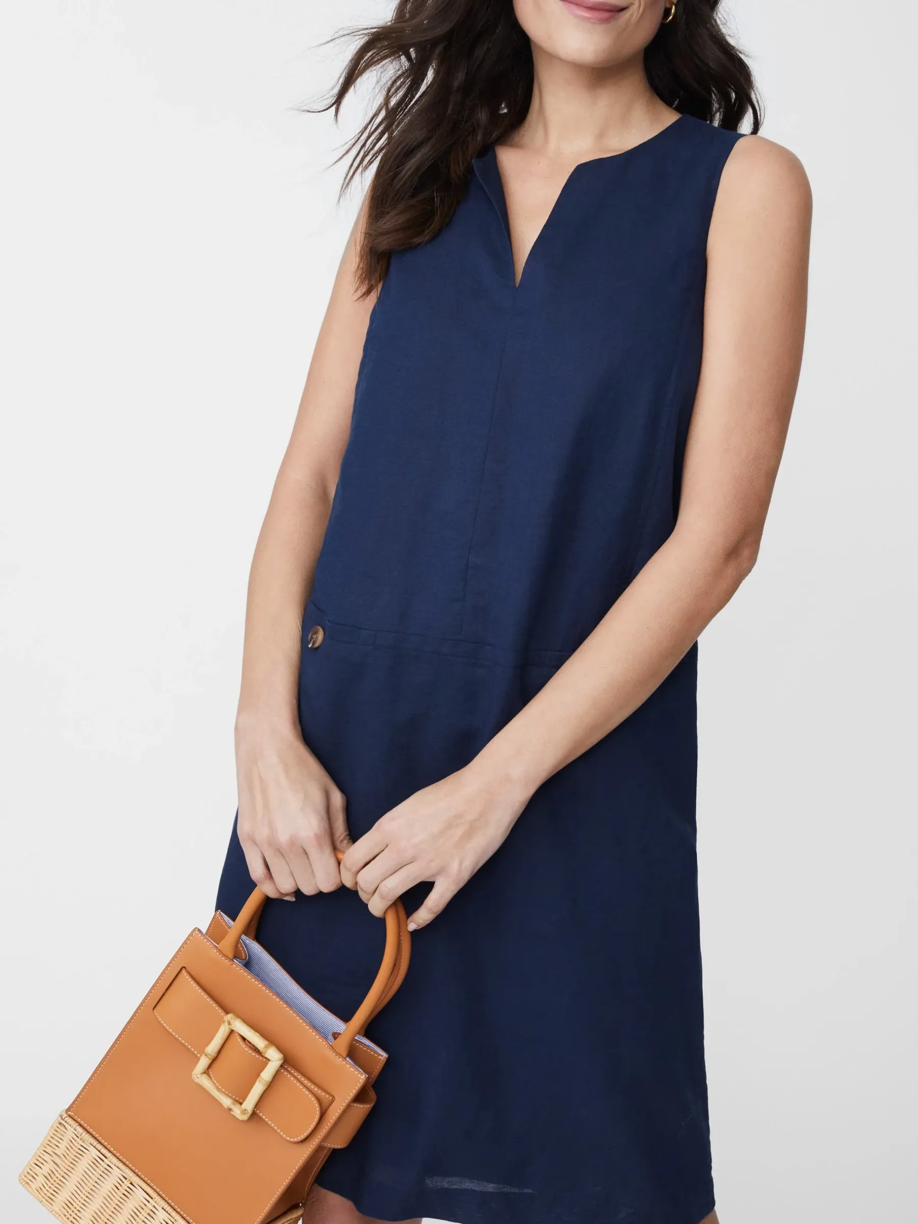 Rue Linen Dress-J.McLaughlin Best