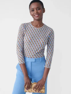 Ruston Tee In Mini Fernwood Geo-J.McLaughlin Online