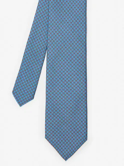 Silk Tie In Geometric Links-J.McLaughlin Fashion