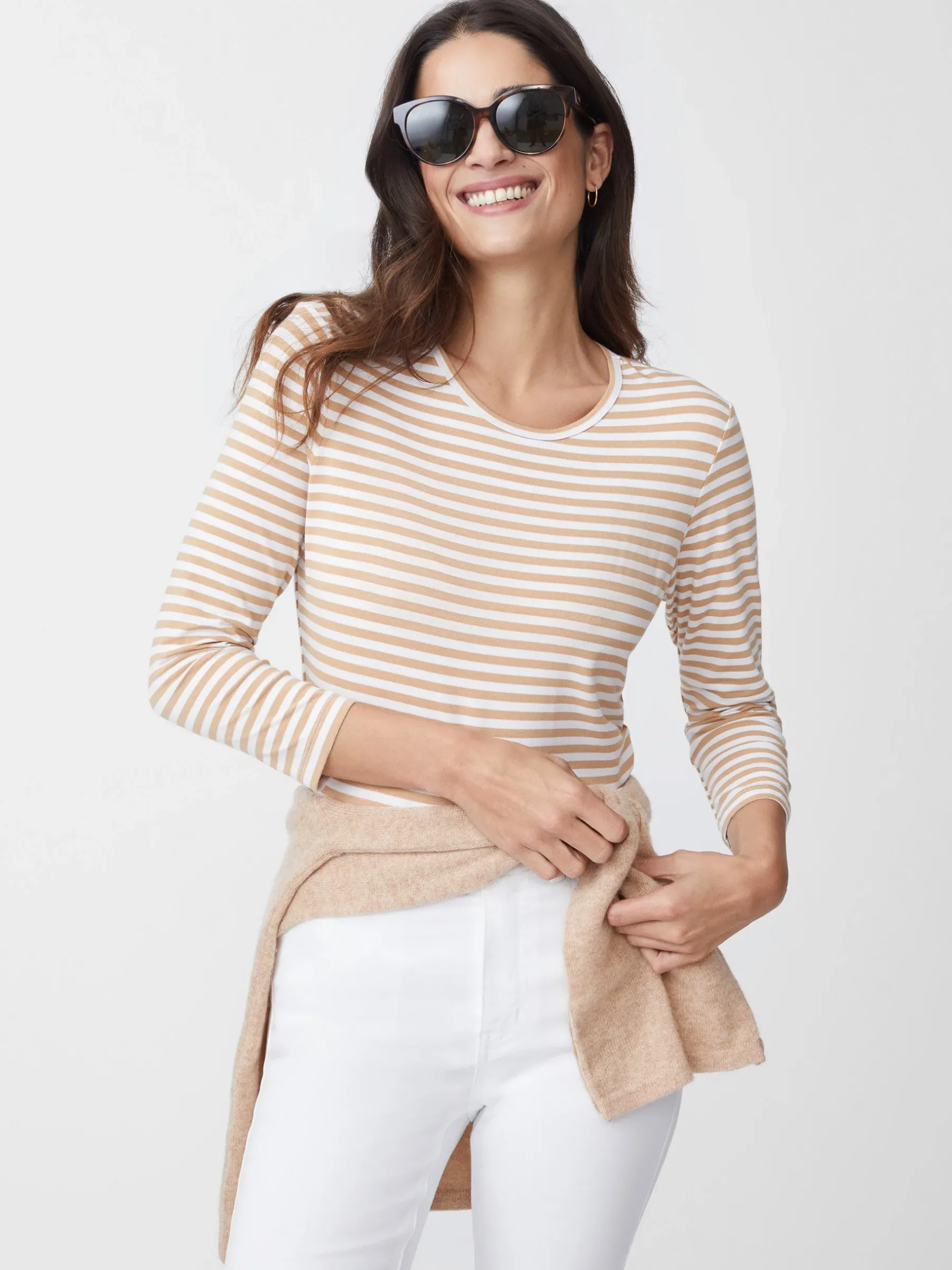 Sinclair Tee In Stripe-J.McLaughlin New