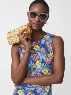 Sophia Sleeveless Dress In Bay Breeze-J.McLaughlin New