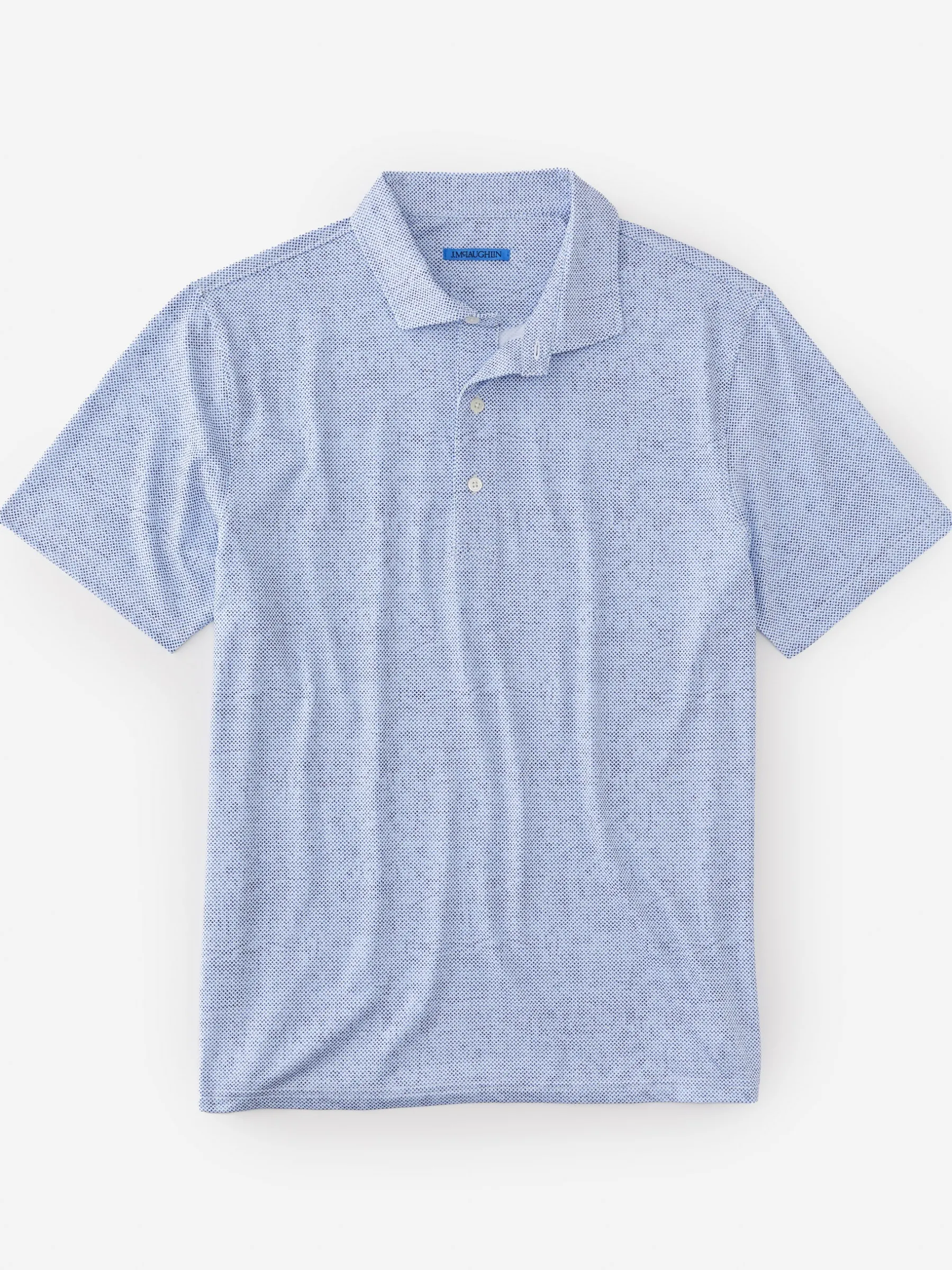 Springer Performance Polo In Mini Quatrefoil-J.McLaughlin New